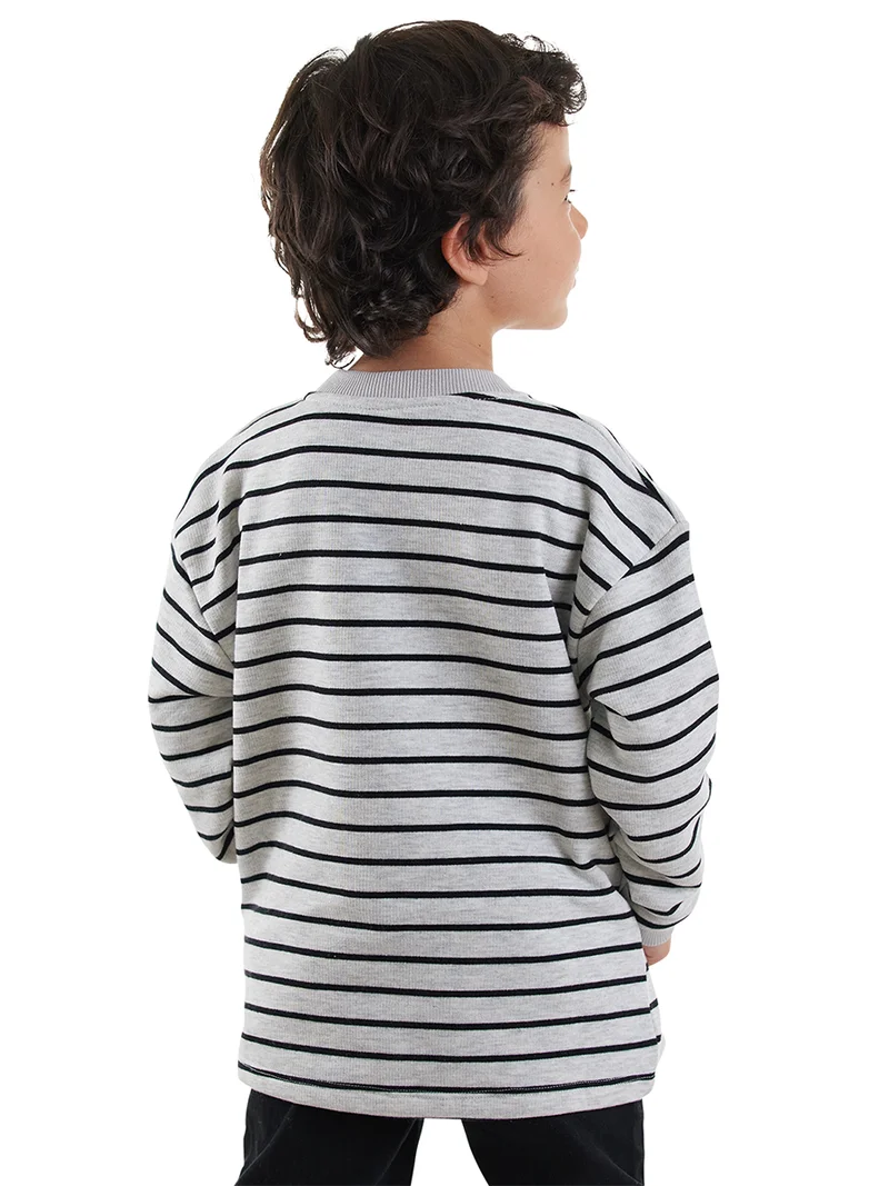 دينوكيدس سترة رياضية مخططة للأولاد